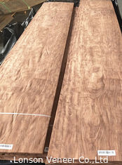 Η κορώνα έκοψε τον εξωτικό ξύλινο καπλαμά Bubinga 0.45mm σαφές φανταχτερό κοντραπλακέ φετών